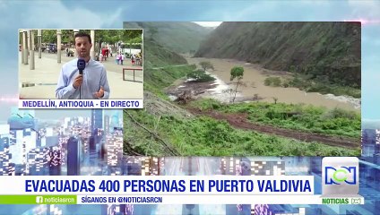 400 personas evacuadas en Puerto Valdivia por represamiento del río Cauca
