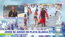 Joven murió ahogado en Playa Blanca, Cartagena