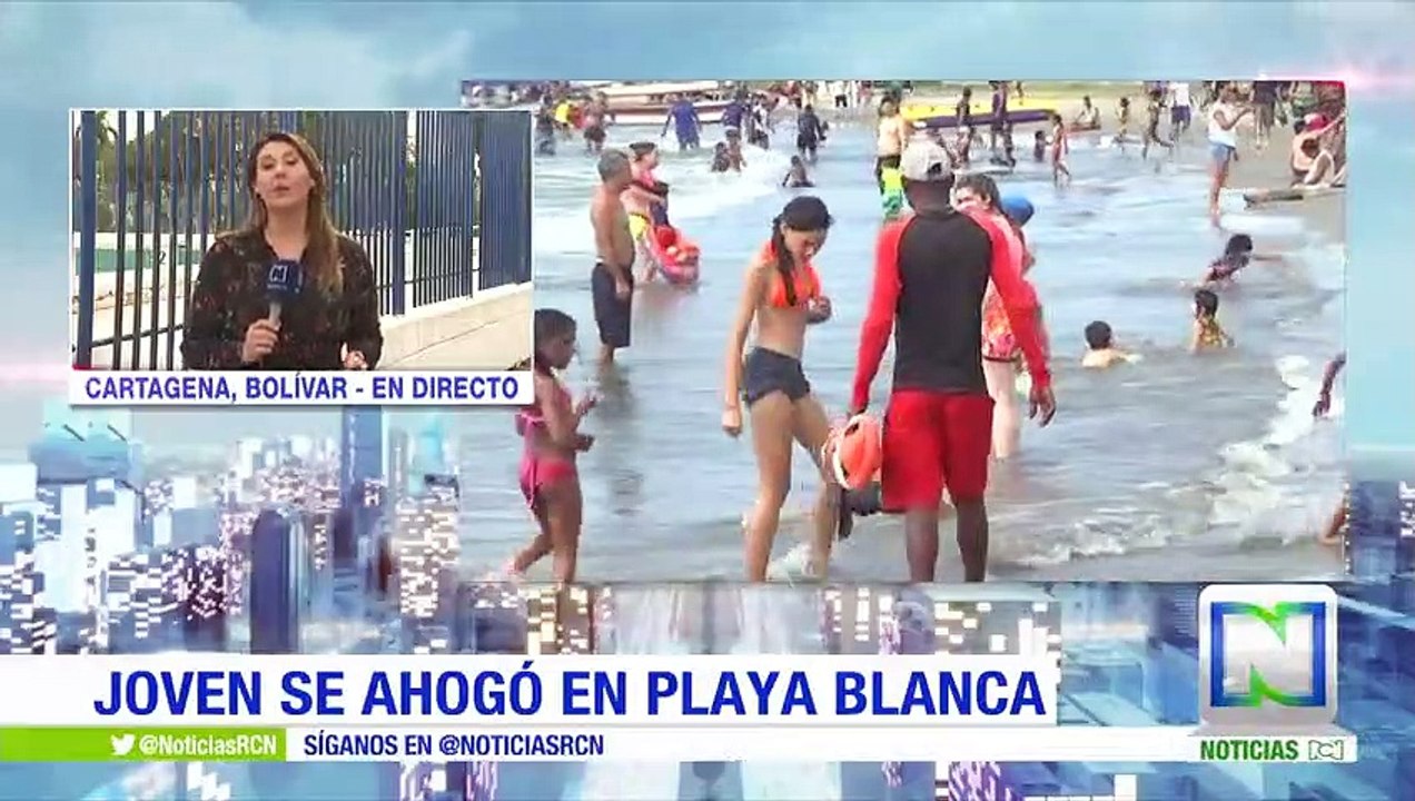 Joven murió ahogado en Playa Blanca, Cartagena
