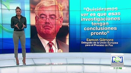 Unión Europea, en espera de resultados de investigaciones sobre dineros para el posconflicto