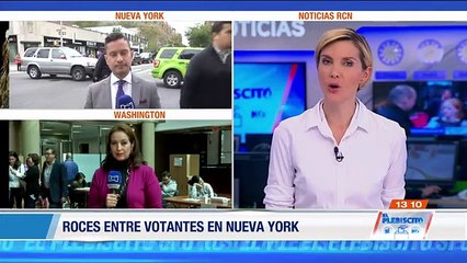 Colombianos que apoyan el 'Sí' y el 'No' se lanzaron insultos en Nueva York
