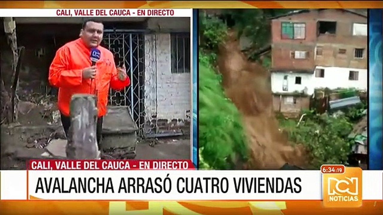 Autoridades avanzan con el censo de damnificados por avalancha en Cali