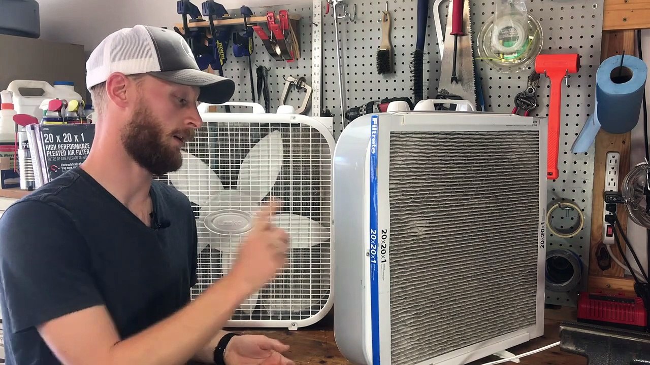 DIY Air Filter Box Fan Modification Cleaner Air for Your Home