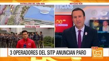 Autoridades custodian uno de los patios del SITP en la localidad de Ciudad Bolívar