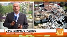 Dos viviendas donde funcionaba un expendio de drogas fueron demolidas en La Ceja, Antioquia