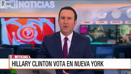 Así votó Hillary Clinton en Chappaqua, condado de Westchester, estado de Nueva York