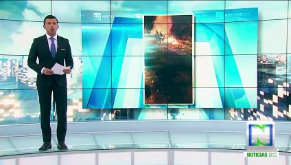 Un vehículo que trabajaba para Uber fue quemado en Antioquia