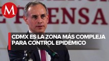 Sin intervenciones contra covid-19, CdMx ya hubiera regresado a rojo: López-Gatell