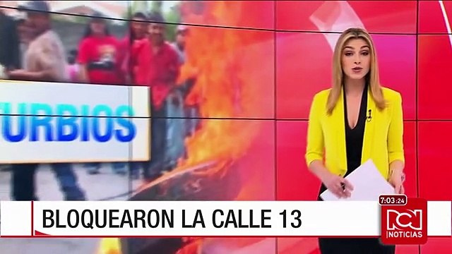 Dos personas heridas en disturbios en el occidente de Bogotá