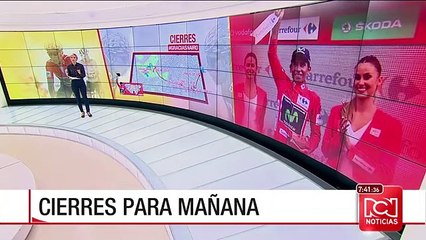 Así serán los cierres viales en Bogotá para el homenaje a Nairo Quintana