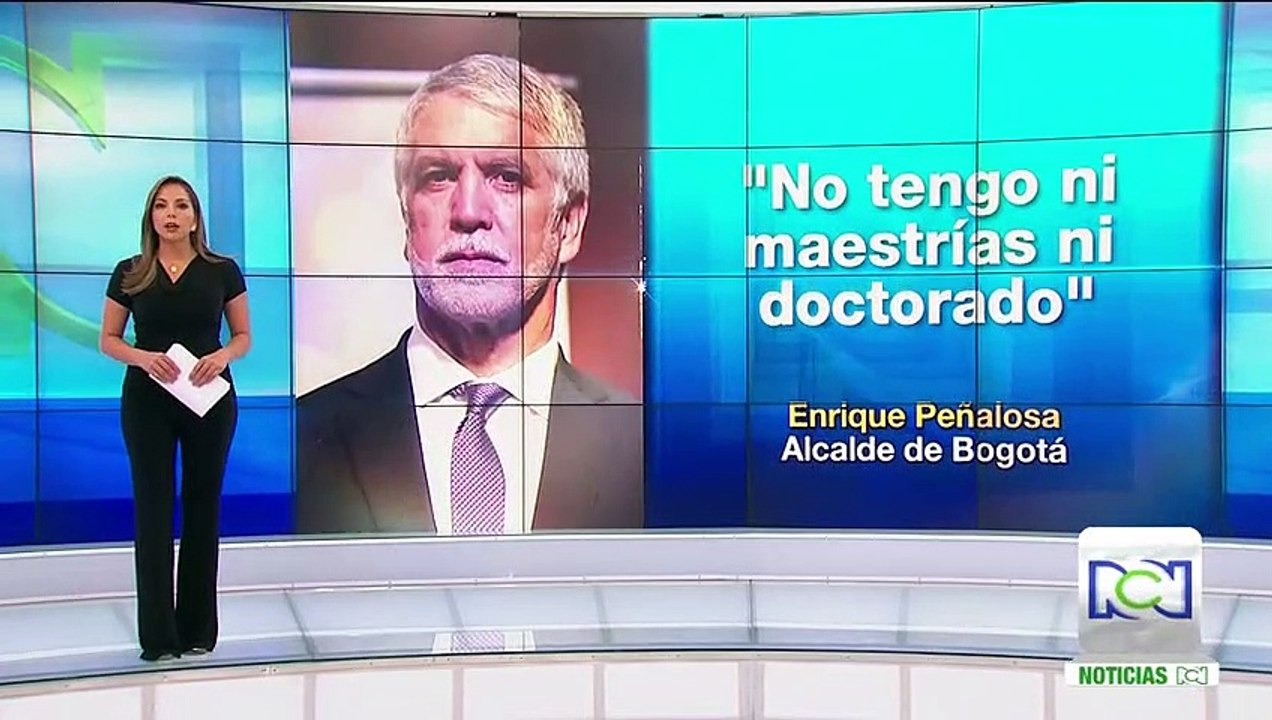 "No tengo ni maestrías ni doctorado": Peñalosa