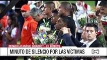 Así fue el minuto de silencio en el Atanasio Girardot en honor a Chapecoense