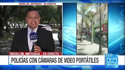 En Medellín los policías tendrán como parte de su dotación cámaras "portátiles"