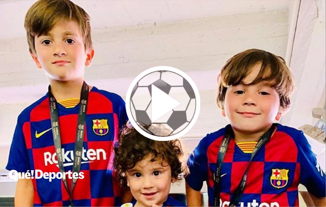 Thiago Messi se dio cuenta: "Es muy bueno mi papá jugando al fútbol"