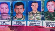 Familiares de militares fallecidos los recuerdan con respeto y cariño