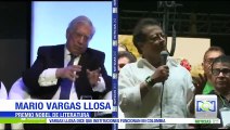 Mario Vargas Llosa lanzó críticas a la candidatura presidencial de Gustavo Petro