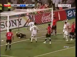 ملخص مباراة مصر و الجزائر في السودان