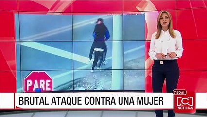 Cámara de seguridad registró brutal golpiza a una mujer en Soacha