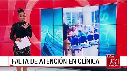 Paciente tuvo que esperar 30 minutos en el piso para ser atendido en una clínica de Cali