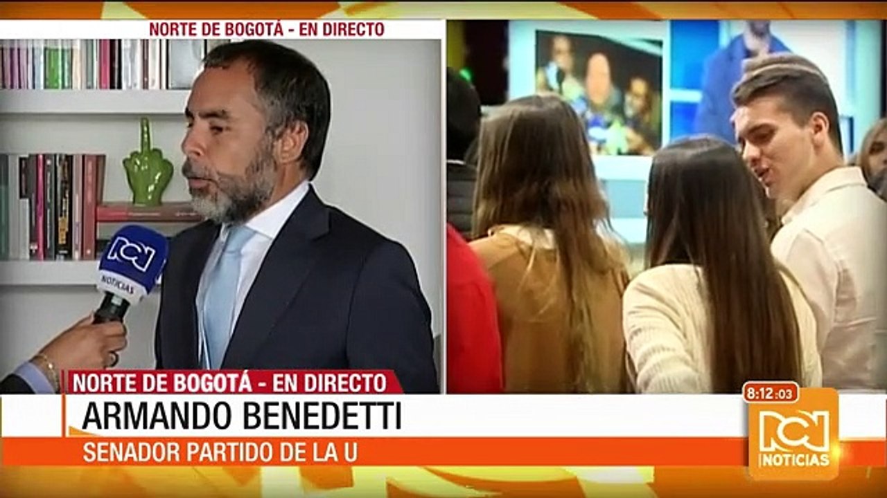"Hoy estamos en una crisis política, hay que rodear al presidente para buscar soluciones": Armando Benedetti