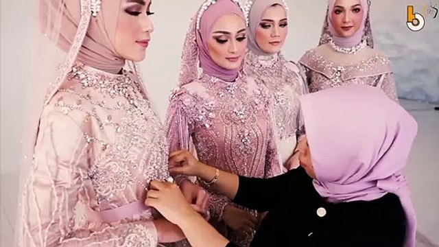 GLAMOROUS CORAL KARYA WHULYAN, INSPIRASI WEDDING DRESS MUSLIMAH