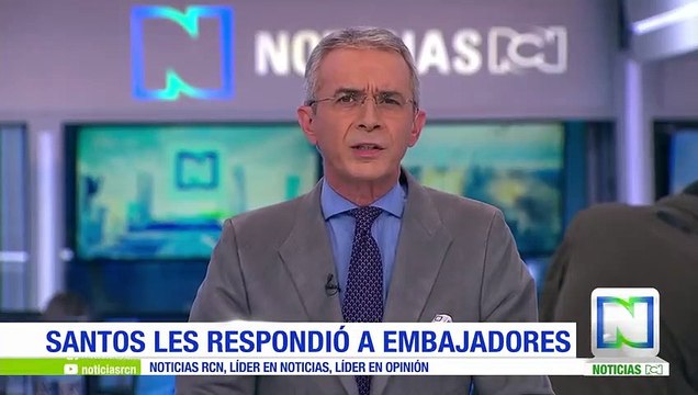 Santos se reunió con embajadores de Suiza, Suecia y Noruega