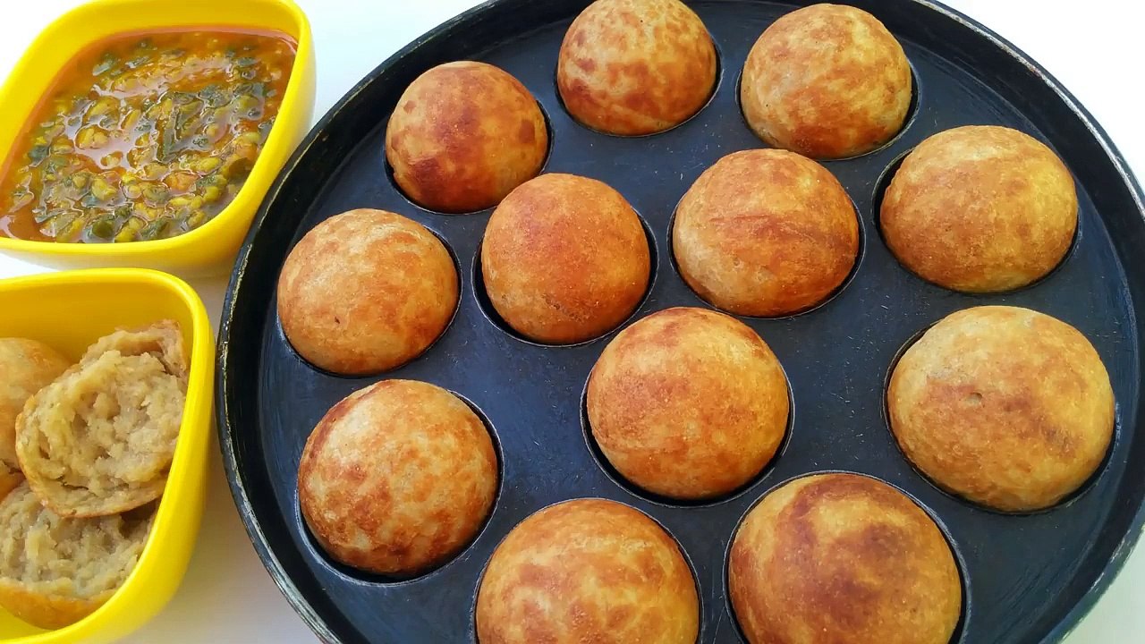 Bati in Appe Pan - Bati Recipe Bati without Oven and Tandoor - Ajmer ...