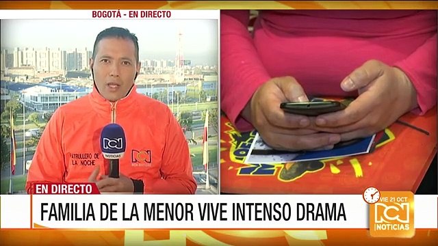 Una mujer en Bogotá vive un intenso drama pues no sabe nada de su hija de 13 años