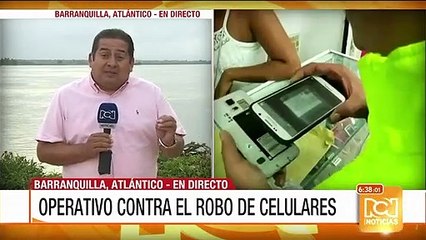 Operativo contra la venta de celulares robados