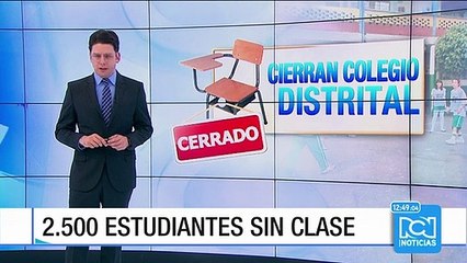 Más de dos mil estudiantes se quedan sin clase porque instalaciones son insalubres