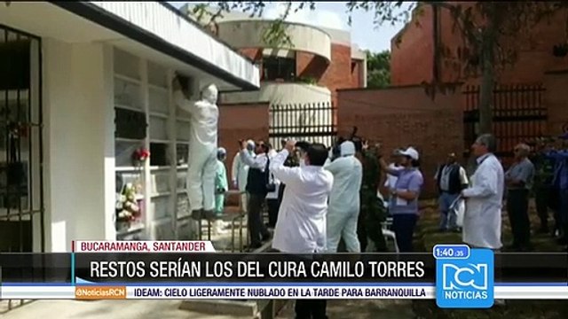 Analizan restos que podrían ser del cura Camilo Torres