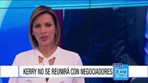 Cancelada la reunión de John Kerry con negociadores del proceso de paz