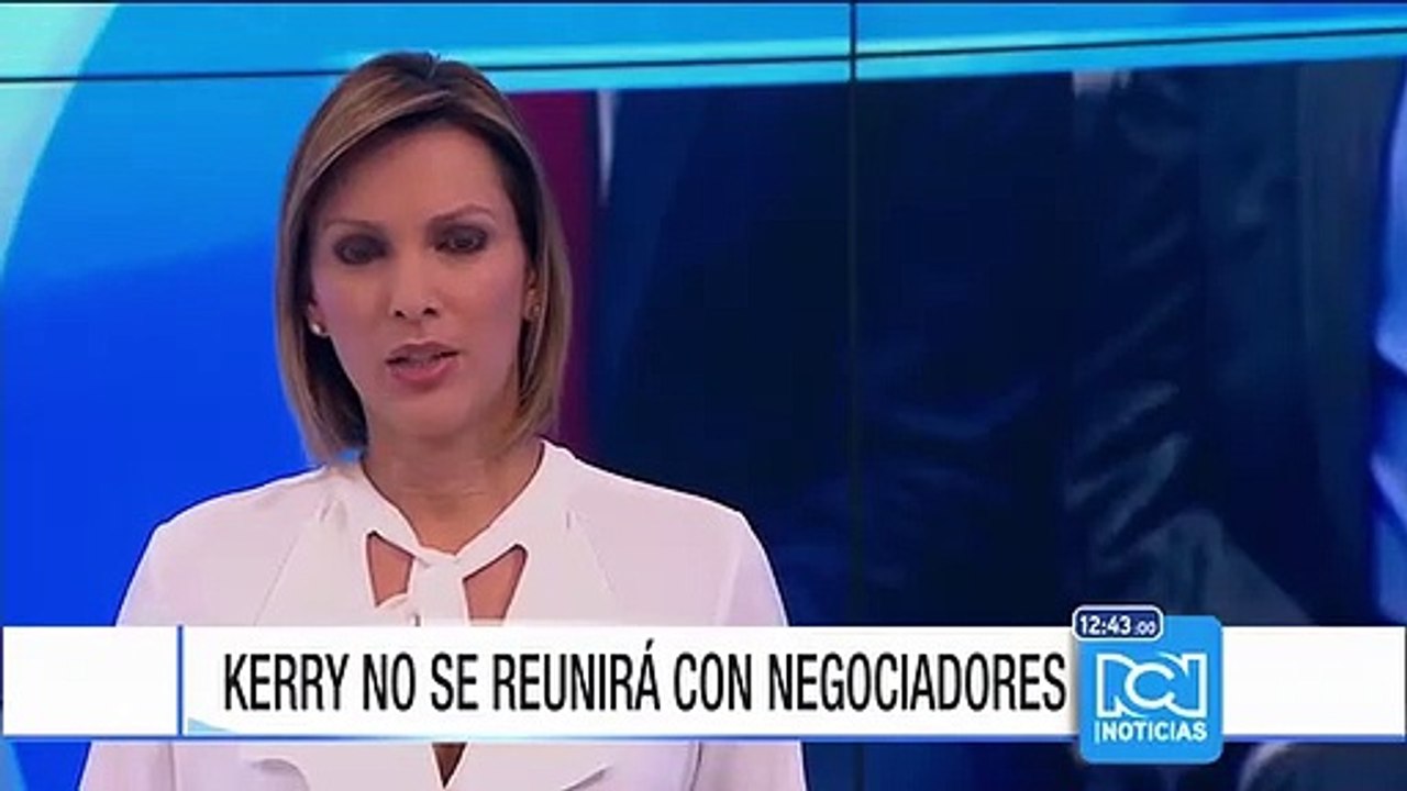 Cancelada la reunión de John Kerry con negociadores del proceso de paz