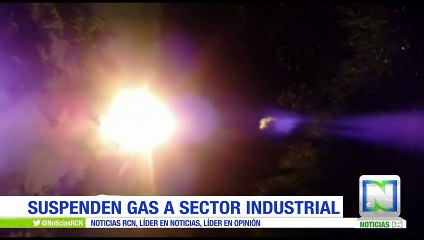 Suspenden gas natural a sector industrial en Bogotá, Cundinamarca y Boyacá