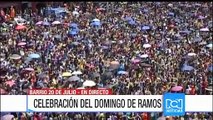 Fieles católicos celebraron el Domingo de Ramos y el inicio de Semana Santa