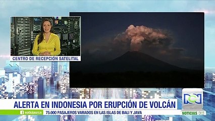 Alerta en Indonesia por la erupción del Volcán Agung