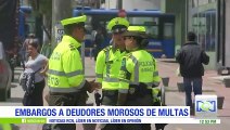 Comienzan en Bogotá los embargos a deudores morosos por multas de tránsito