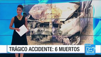 Accidente en vía Ibagué-Mariquita dejó 6 muertos de una misma familia