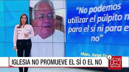 Iglesia Católica pide a colombianos votar el plebiscito "a conciencia"