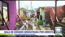 Varias viviendas fueron destruidas por los arroyos en Barranquilla