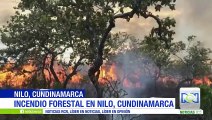 Alerta por incendio forestal en Nilo, Cundinamarca