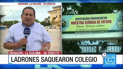 Al menos 1.200 niños afectados por el robo de un colegio en La Guajira