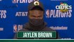 "I told Tatum it's an honor" | Jaylen Brown Postgame Interview | Game 7 | Celtics vs. Raptors