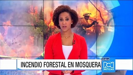 Incendio forestal en Mosquera: llamas subterráneas afectan botadero de Mondoñedo