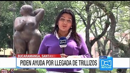 Pareja que tuvo trillizos busca la solidaridad de los colombianos