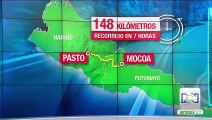Vía Pasto – Mocoa, 180 kilómetros de trocha peligrosos de atravesar