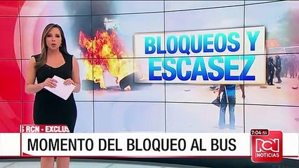 Video: encapuchados interceptaron el bus con el que se estrelló el Gobernador de Boyacá