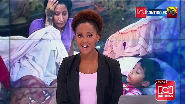 Con velas encendidas, habitantes de Pedernales rinden homenaje a víctimas