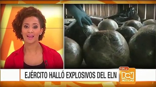 Ejército desmanteló una fábrica de explosivos del ELN