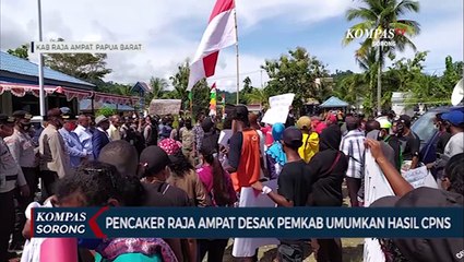 Pencaker Raja Ampat Desak Pemkab Umumkan Hasil CPNS